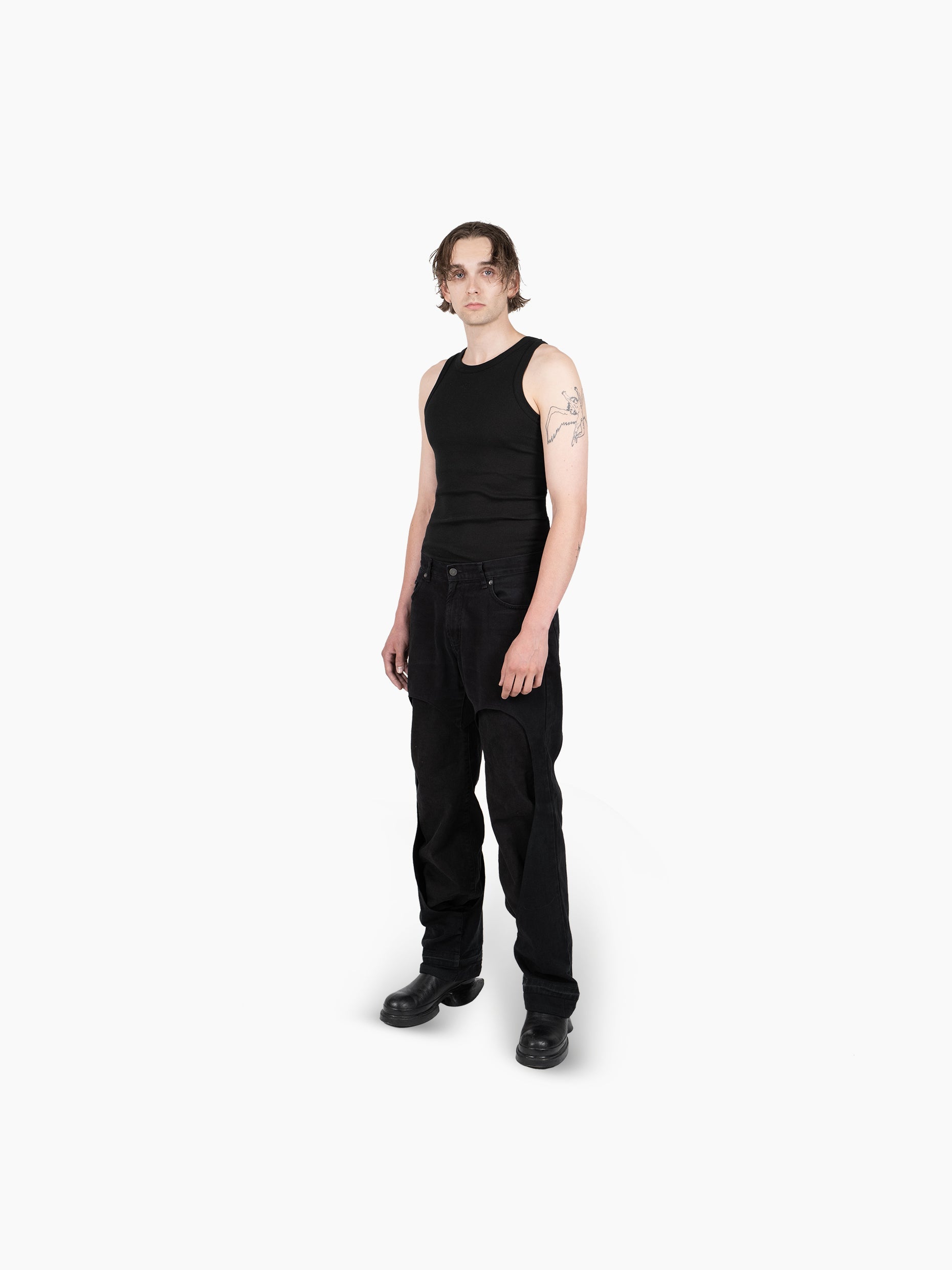 Vain upcycled jeans 003 black