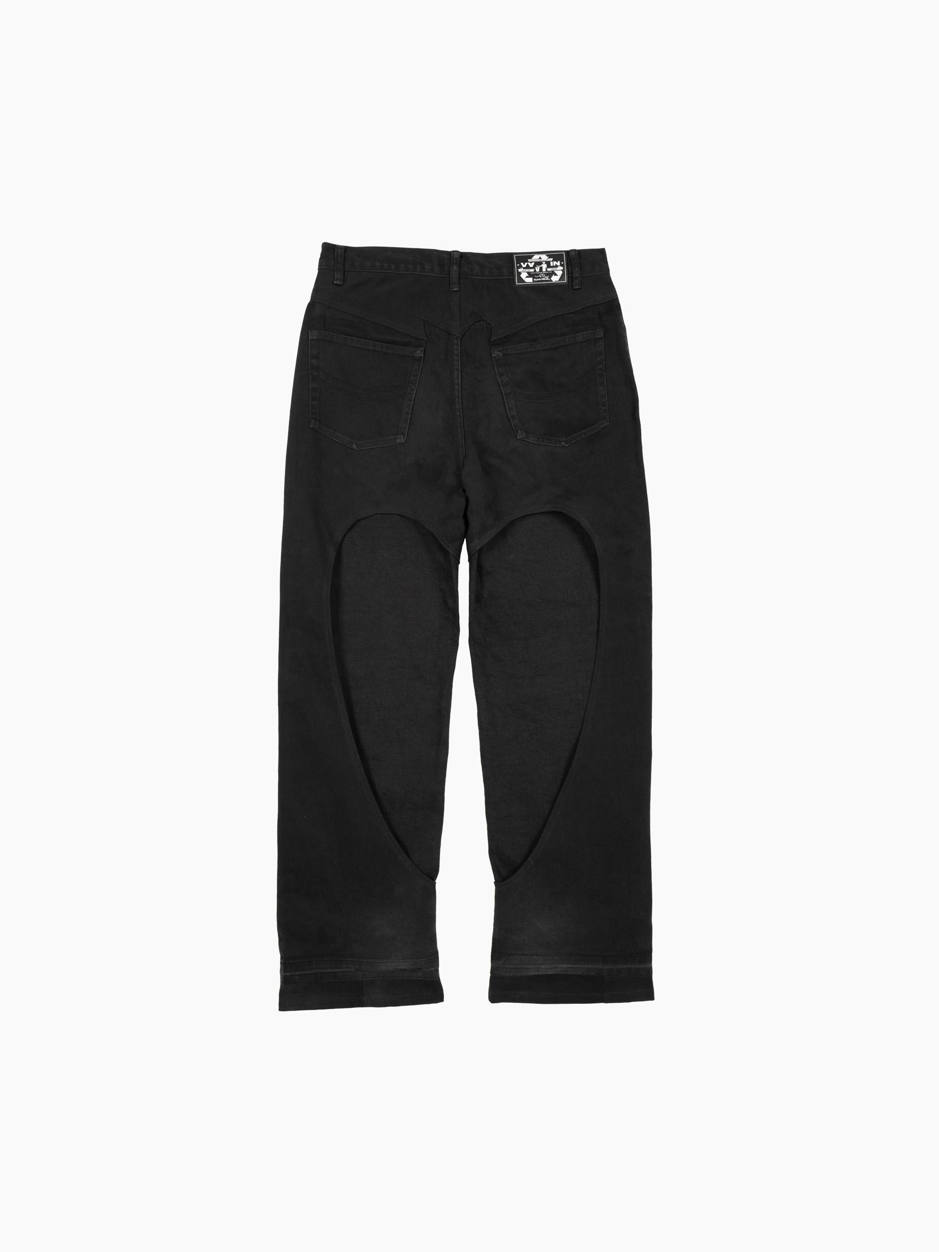 Vain upcycled jeans 003 black