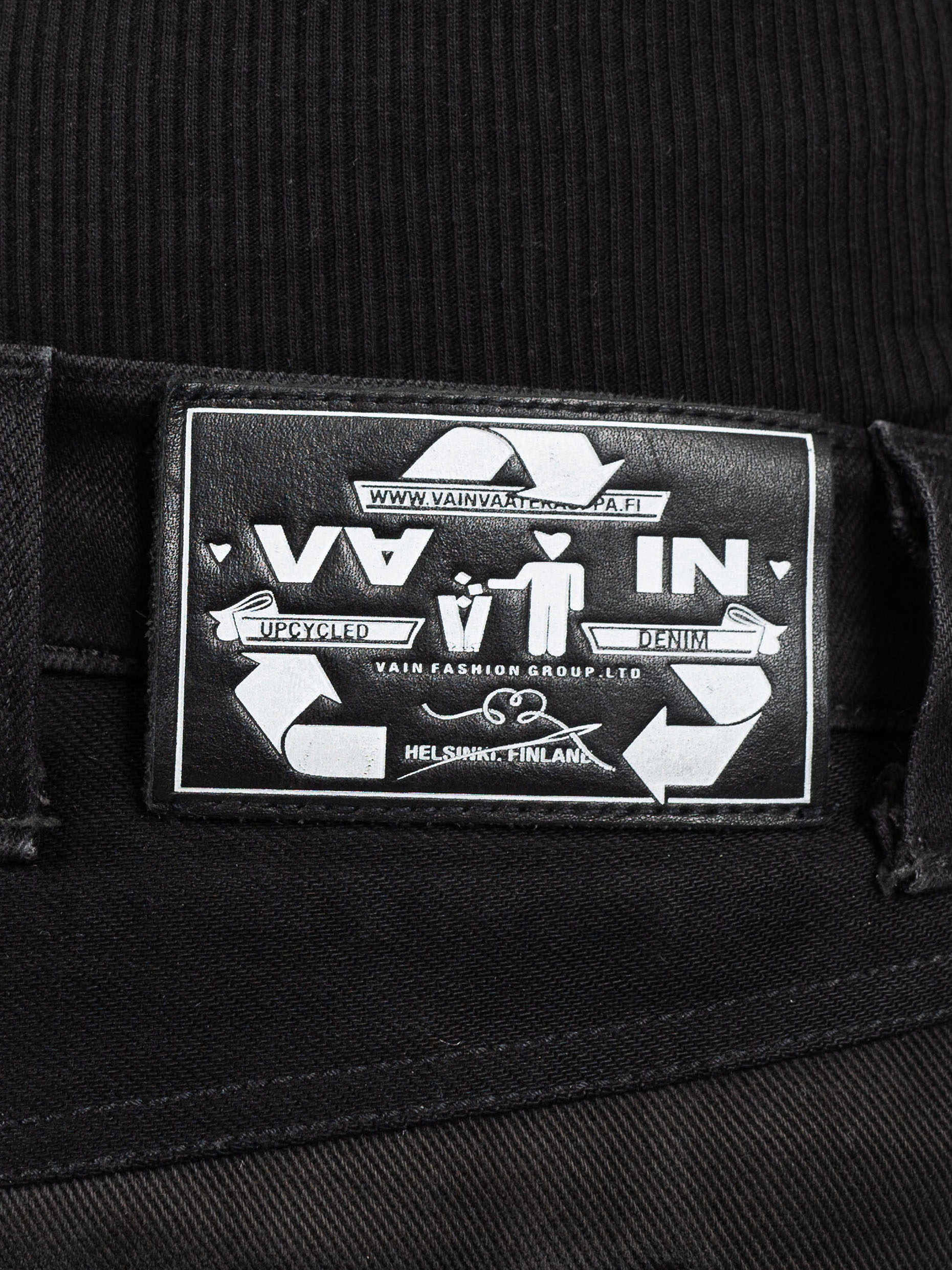Vain upcycled jeans 003 black