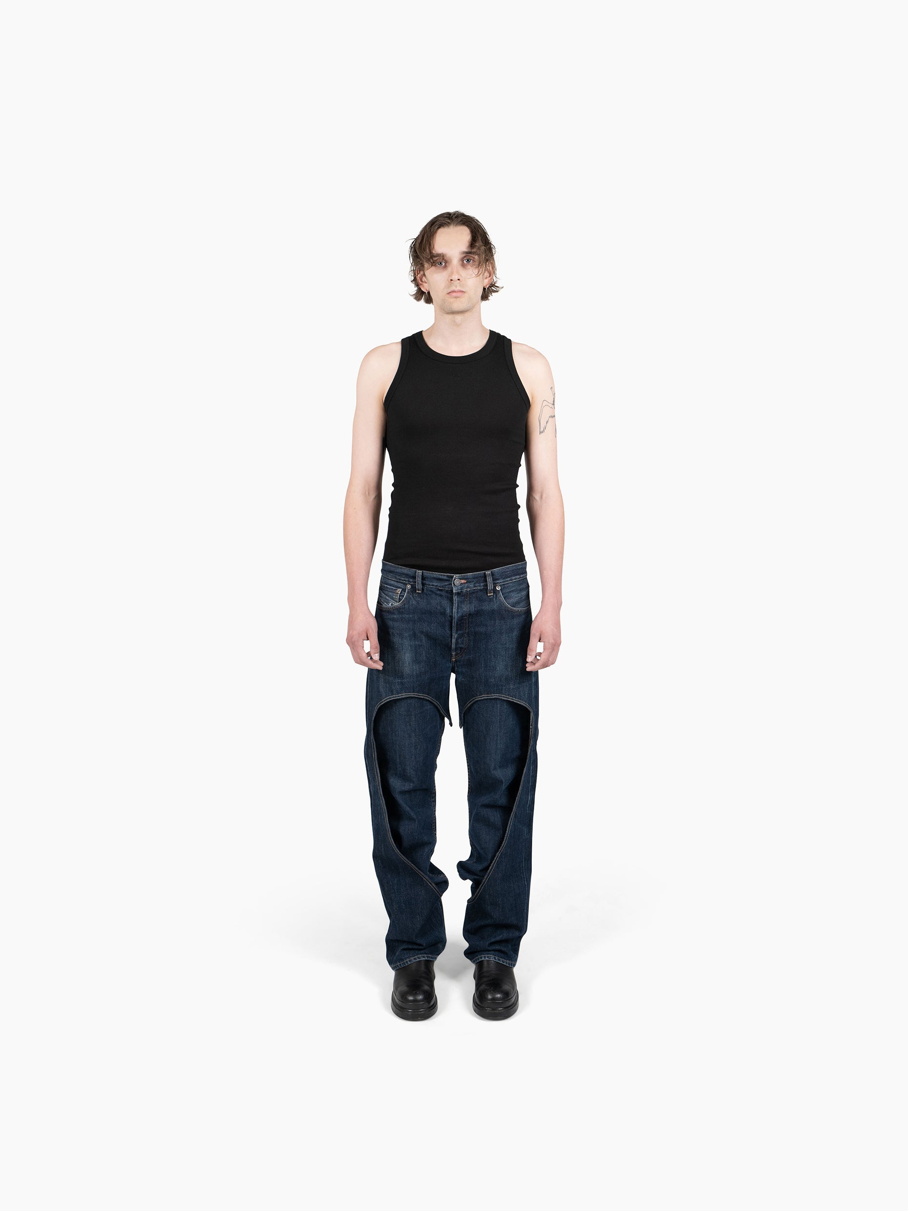 Vain upcycled jeans 003 deep blue