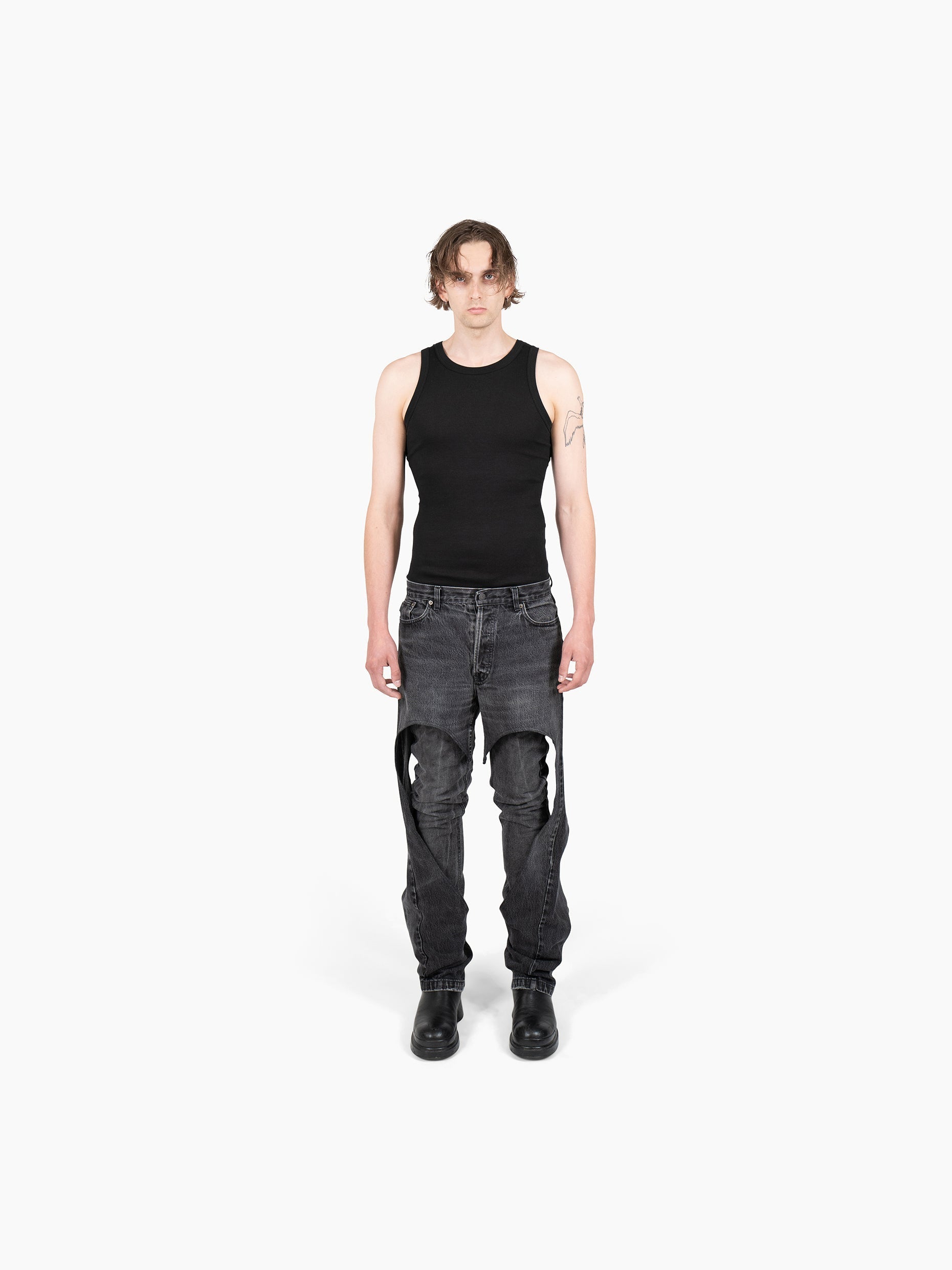 Vain upcycled jeans 003 grey