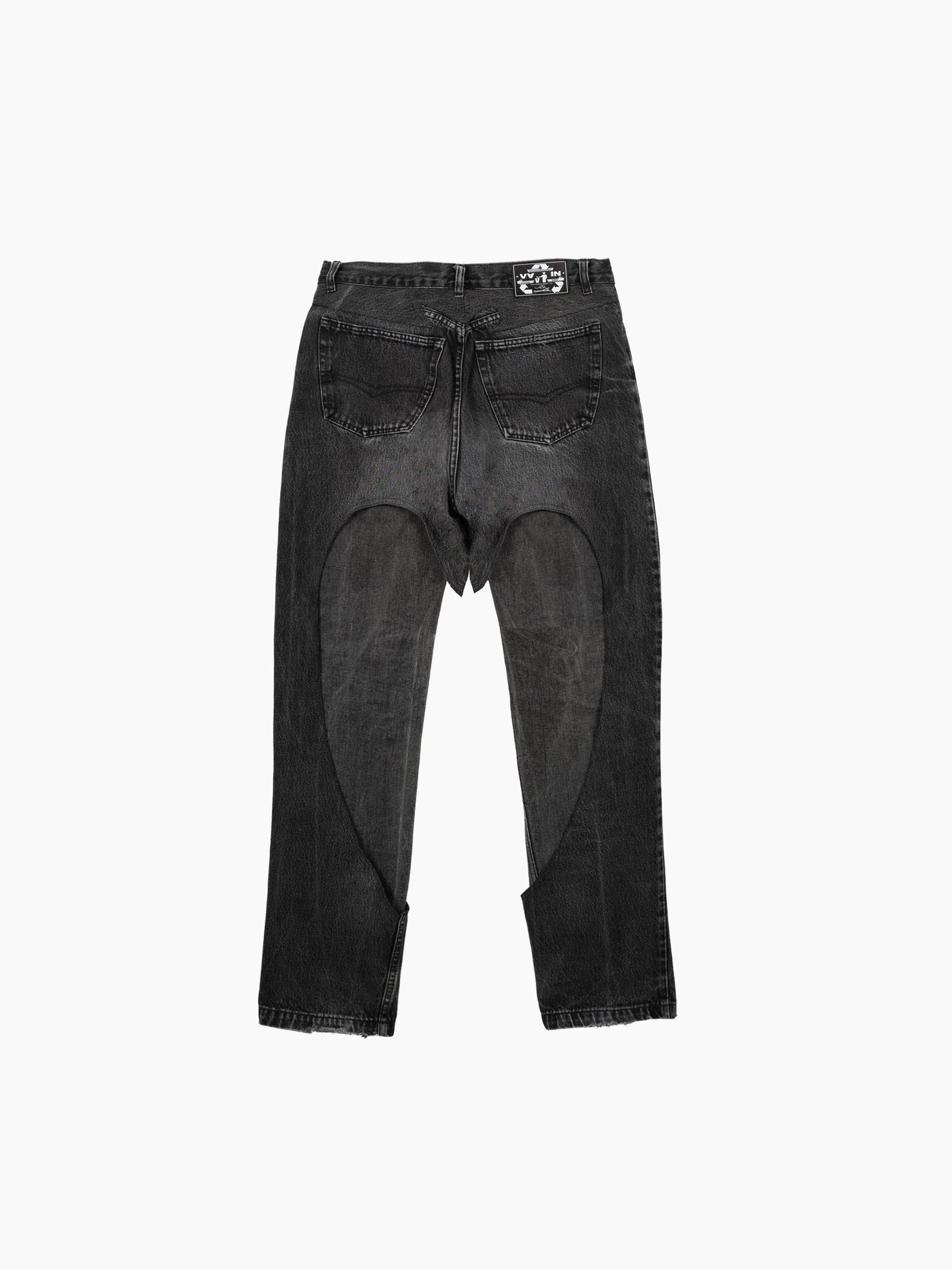 Vain upcycled jeans 003 grey