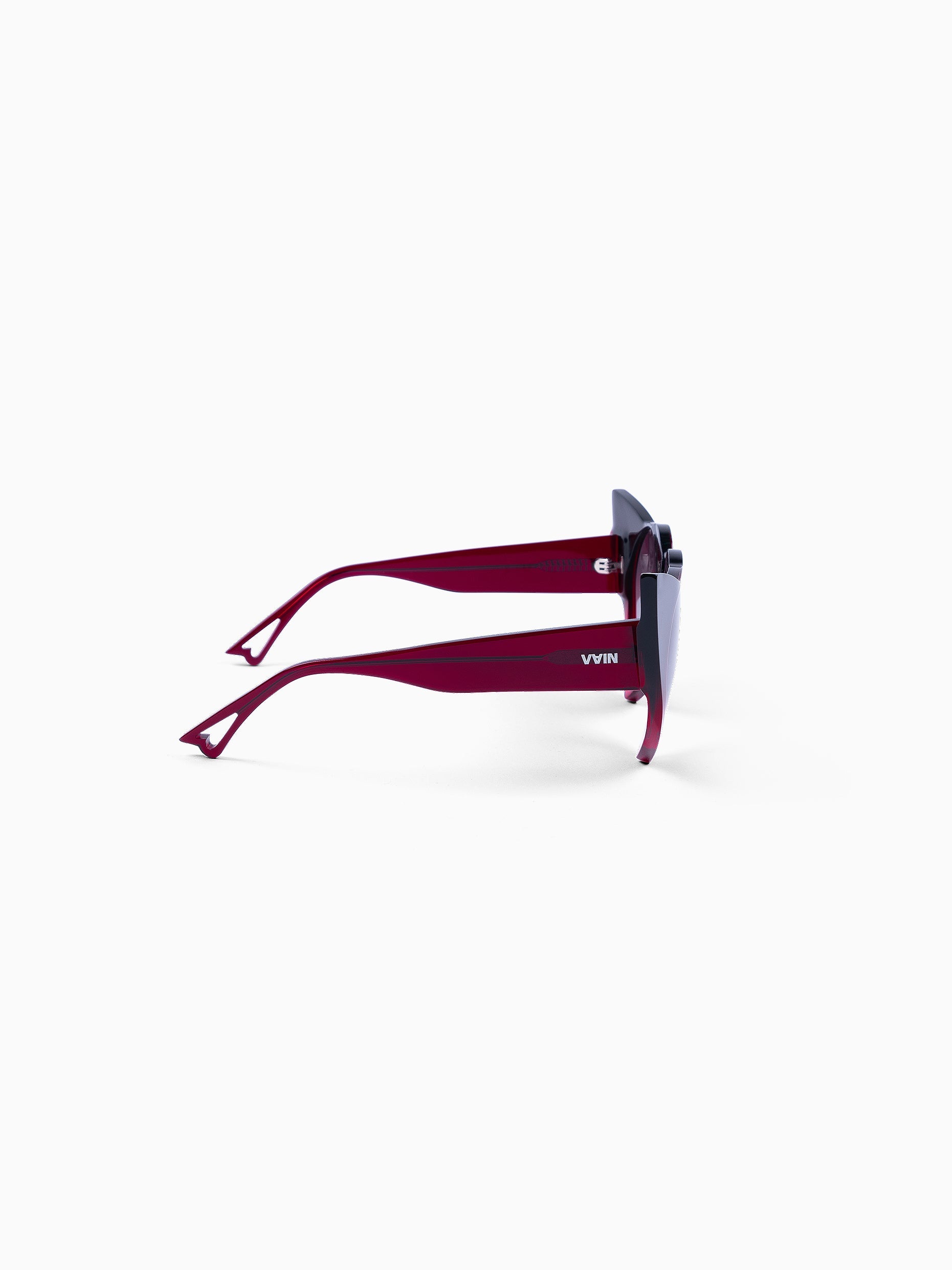 Vain heart sunglasses red