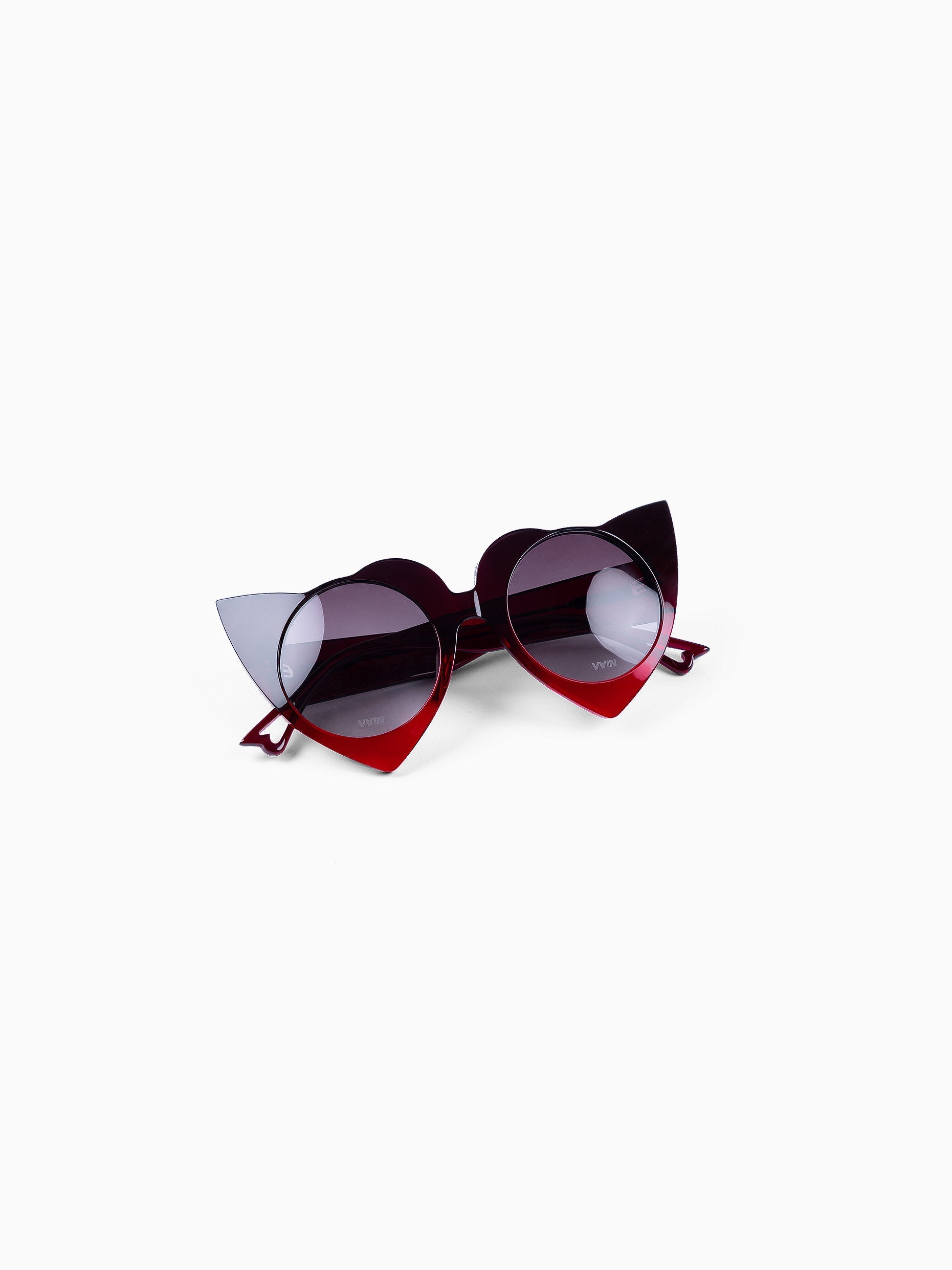 Vain heart sunglasses red