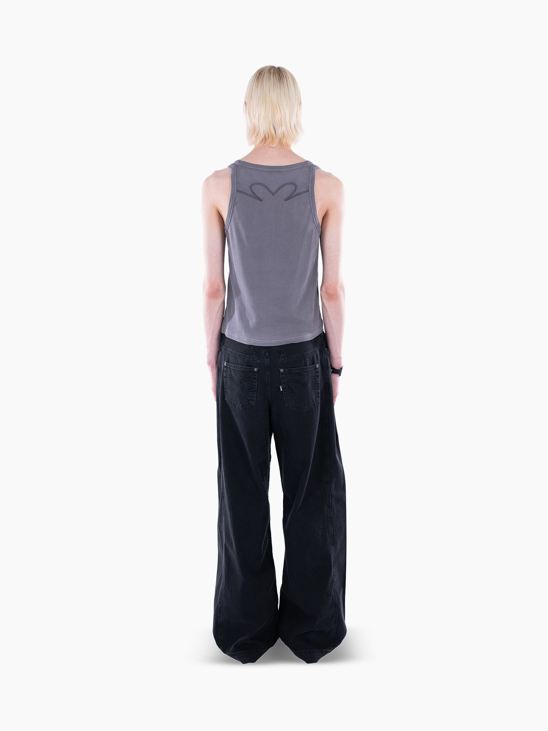 Vain <3 tank top grey