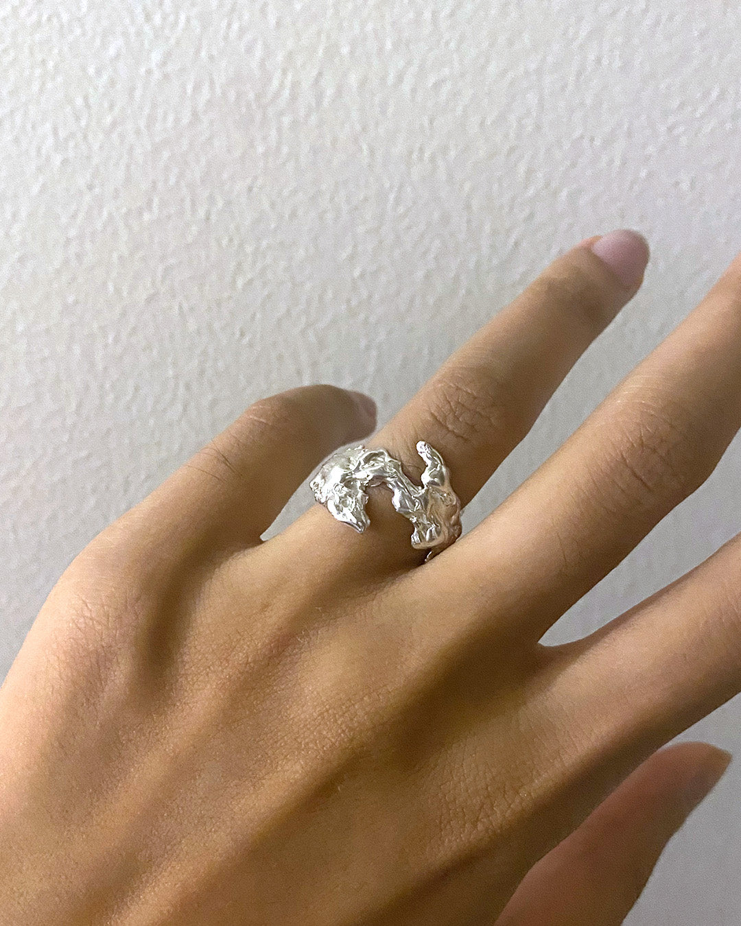 Visceral ring - silver