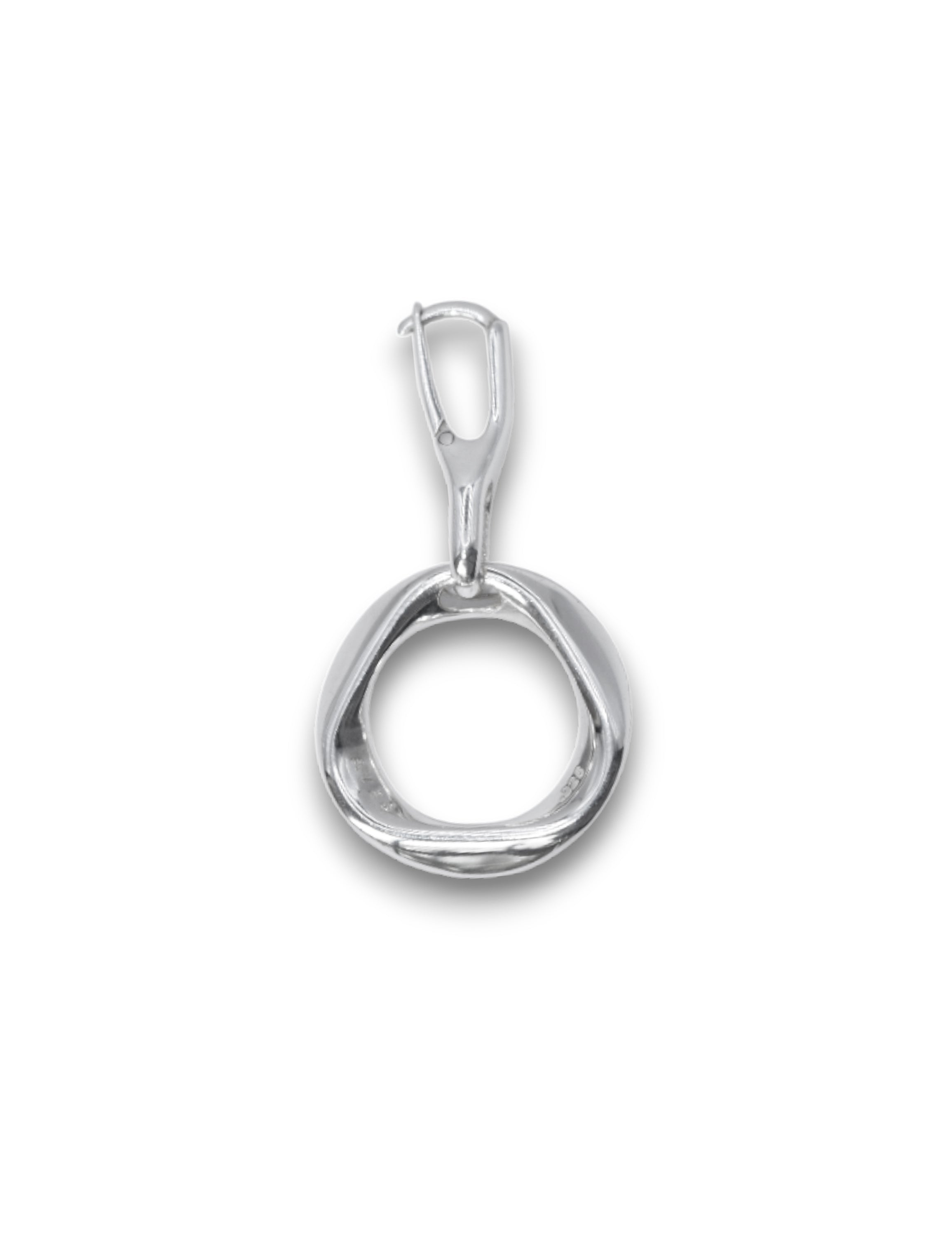 Wave triangle earrings