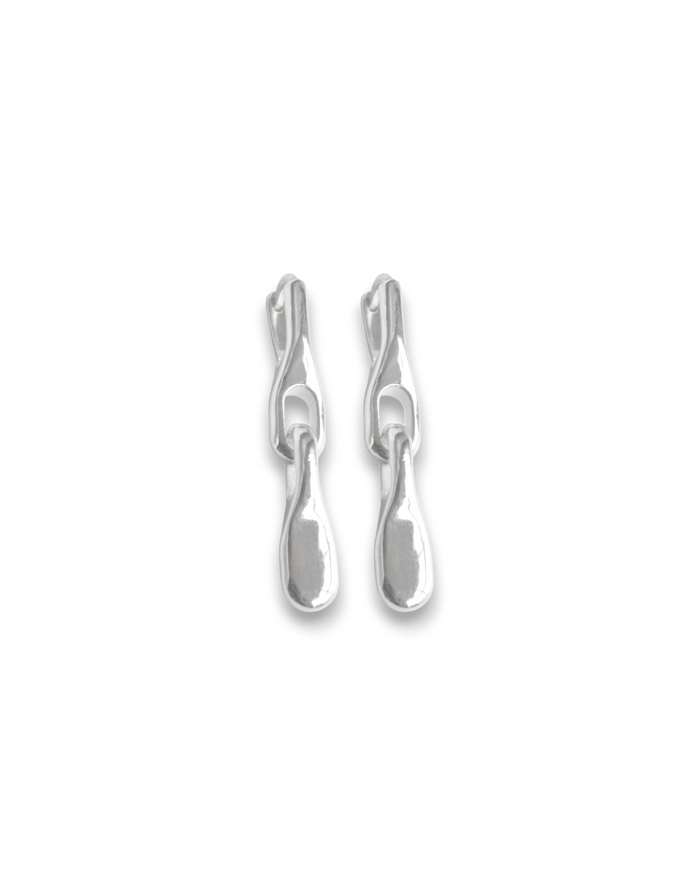 Wave duo solo earring