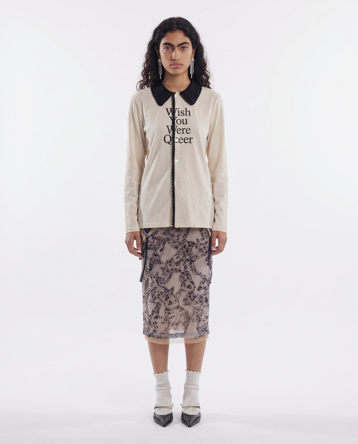 Cardigan wish you were queer crochet
