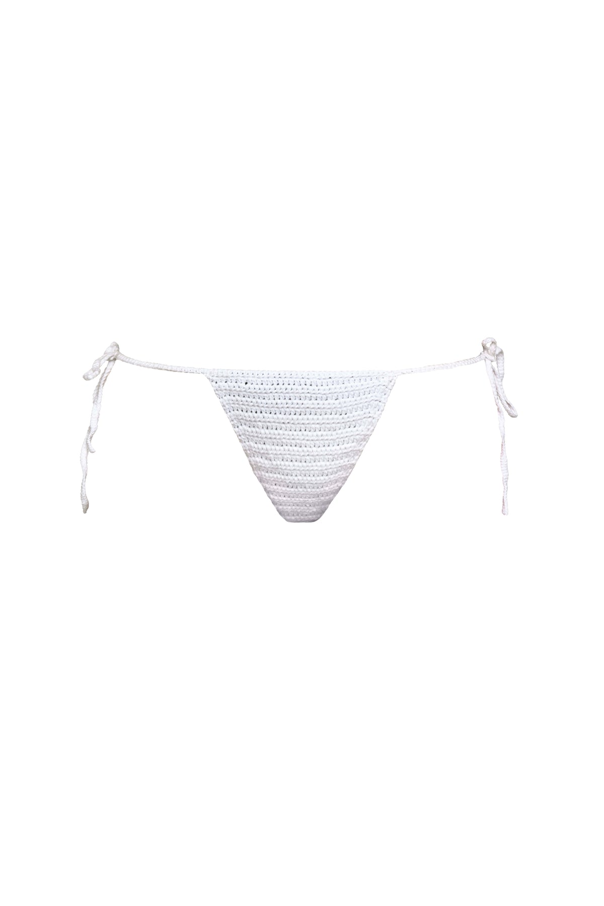 Knitted sunny side bikini