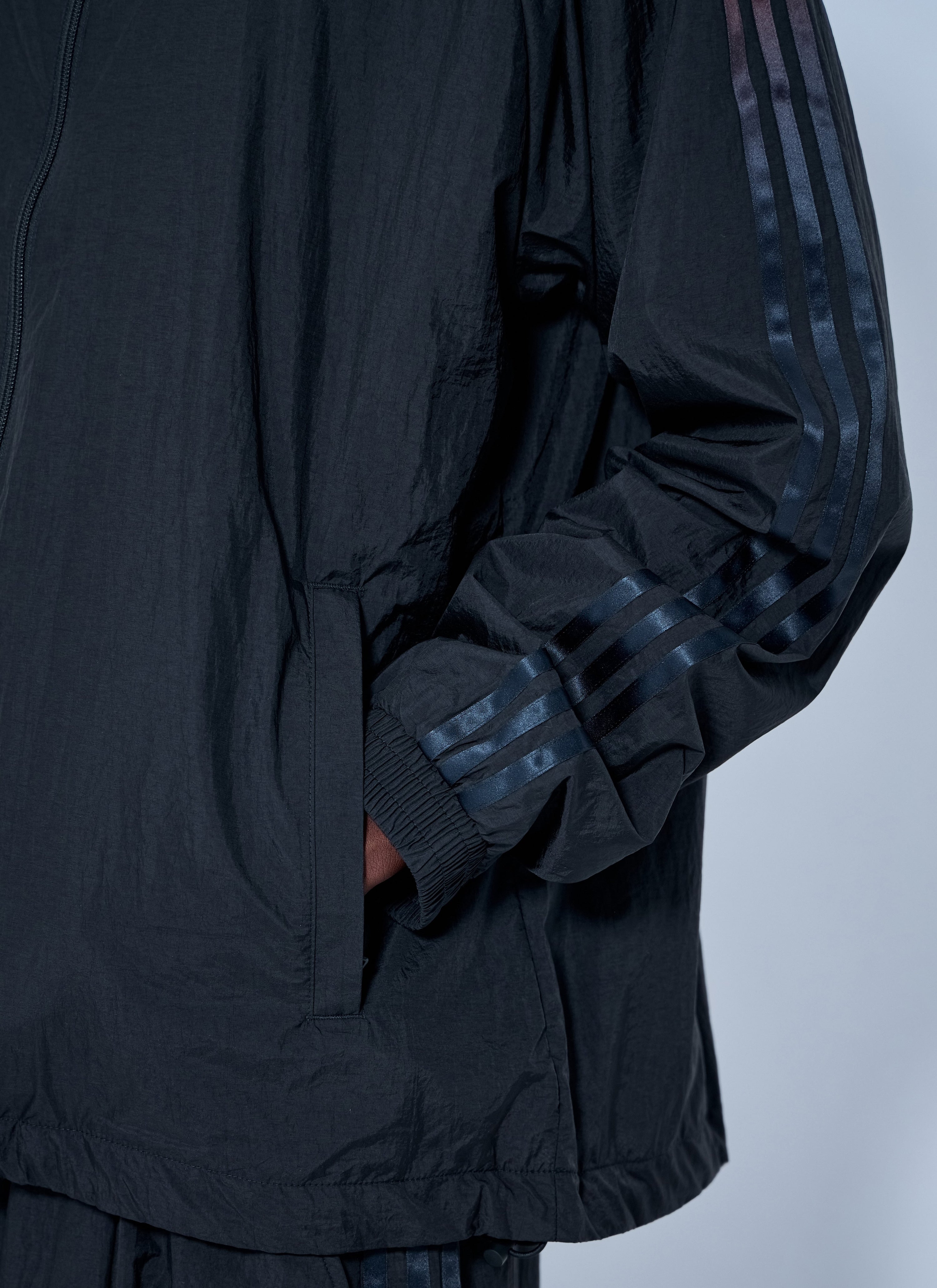 Gradient 3-stripes nylon jacket