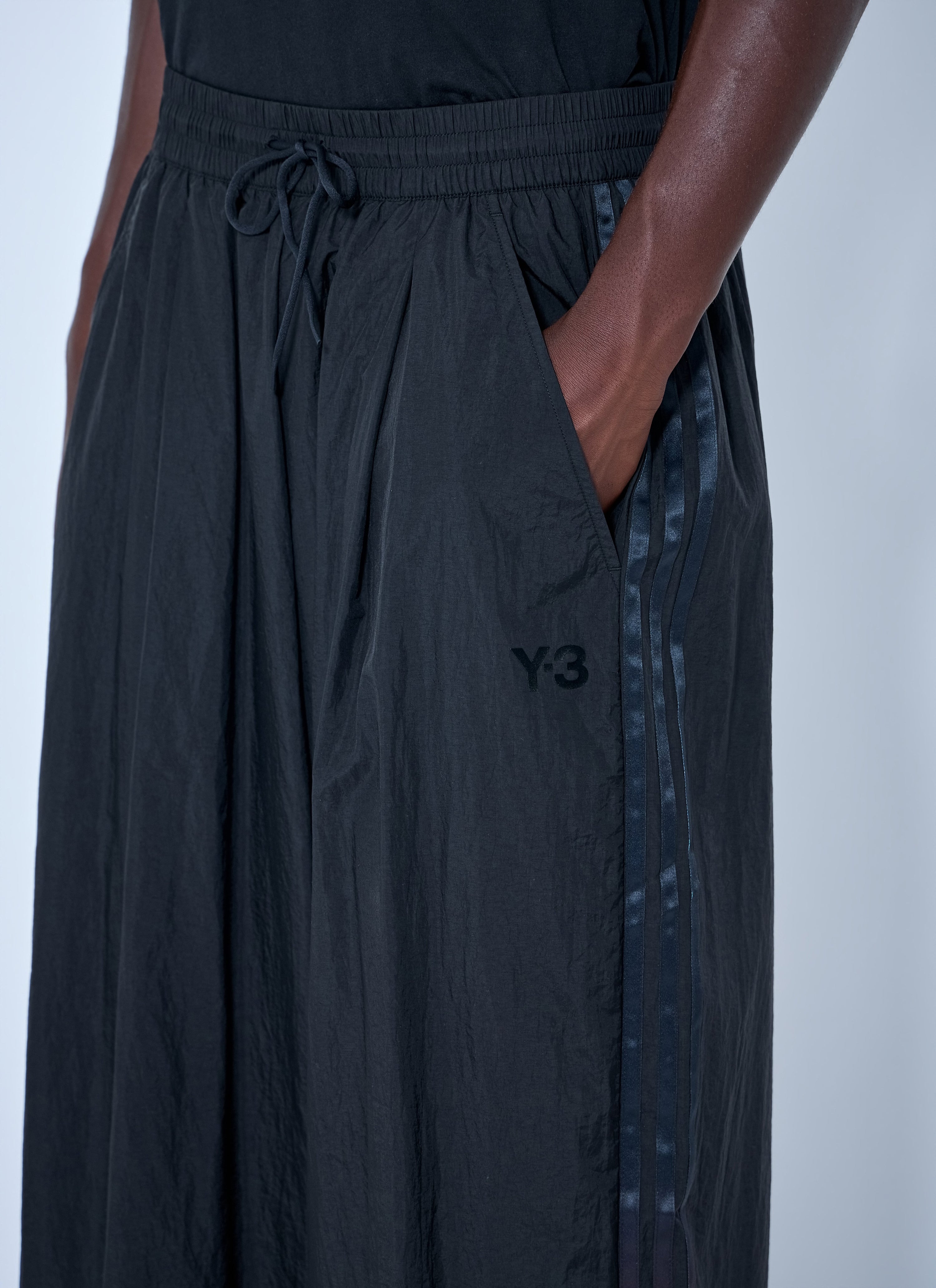 Gradient 3-stripes nylon pants