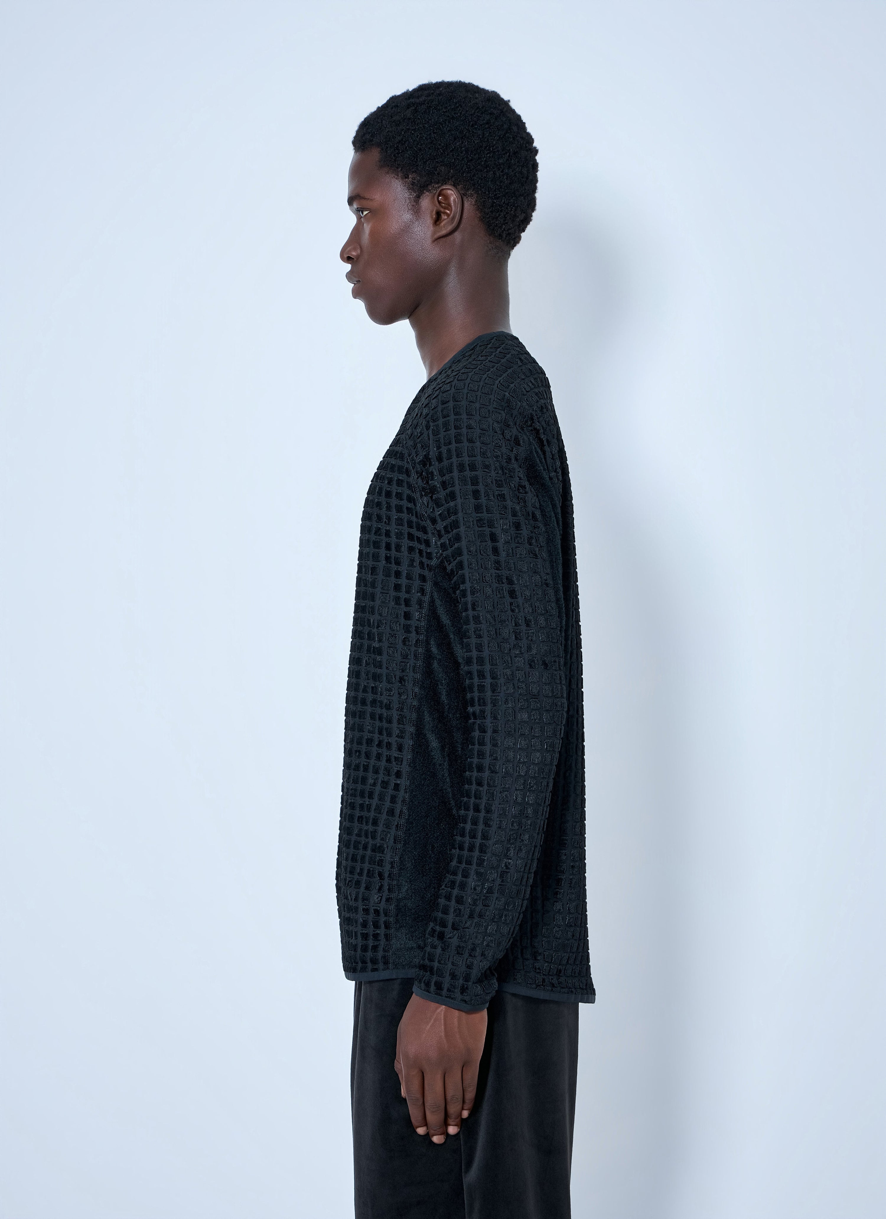 Reversible running long sleeve t-shirt