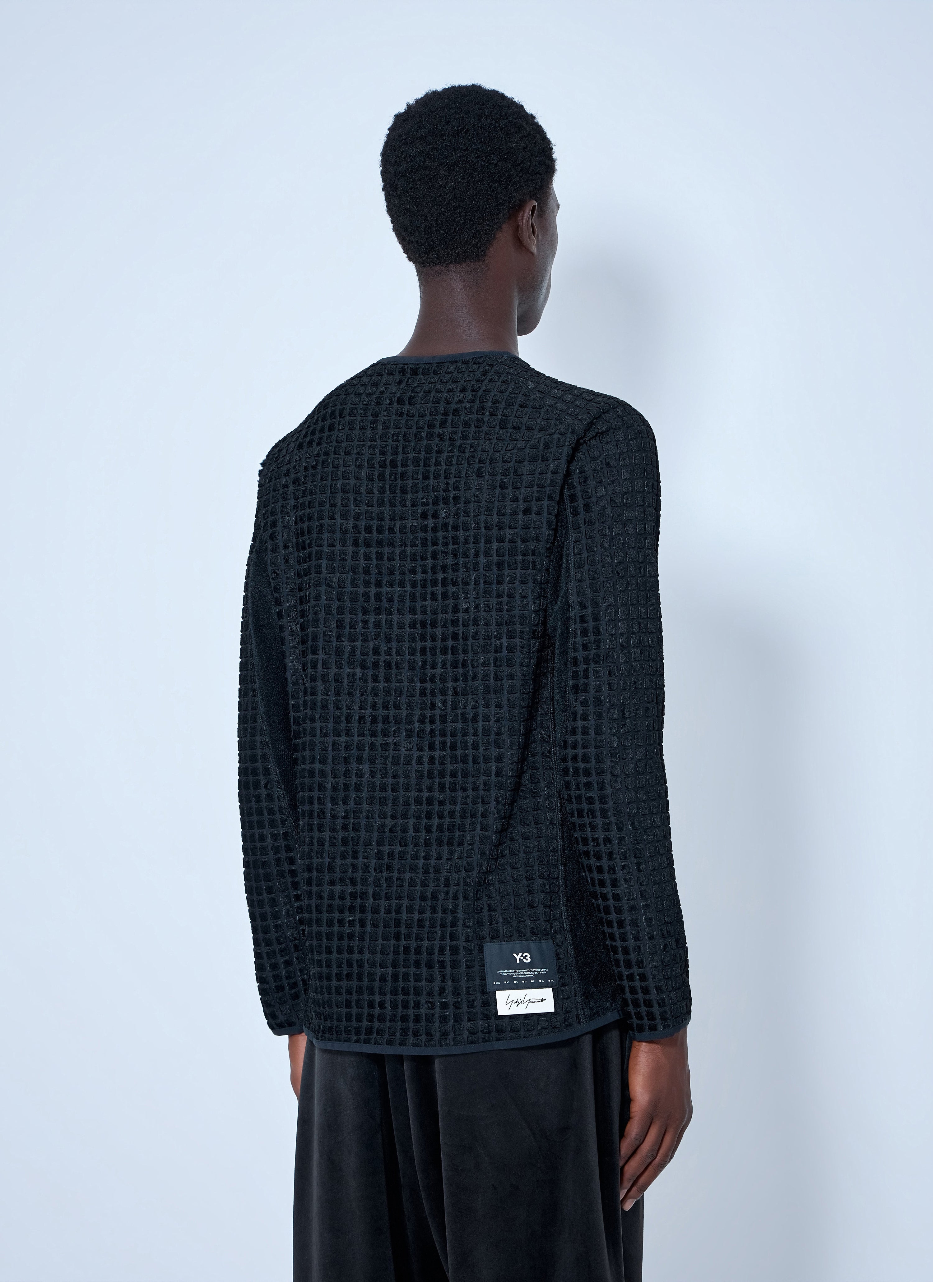 Reversible running long sleeve t-shirt