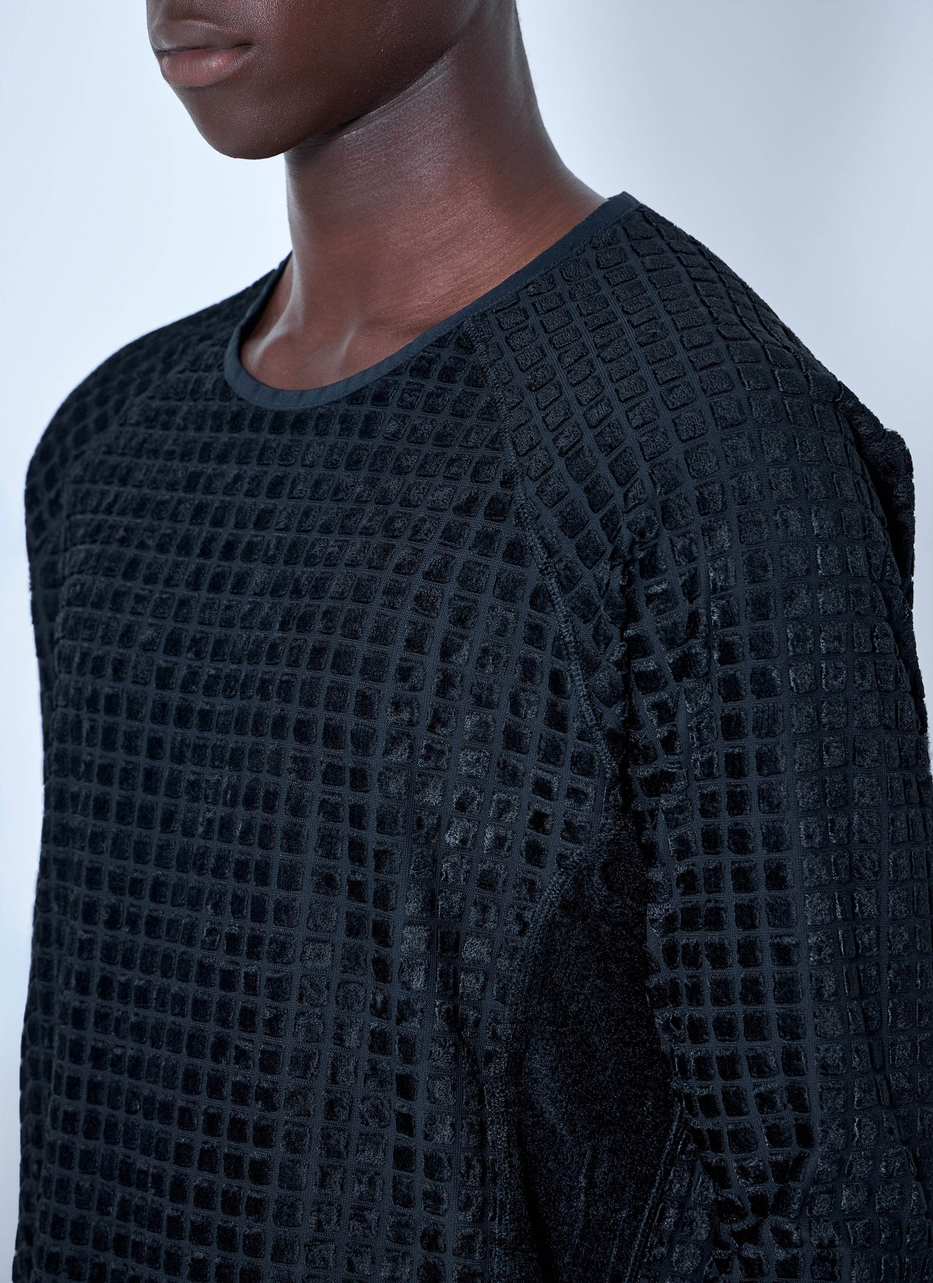Reversible running long sleeve t-shirt