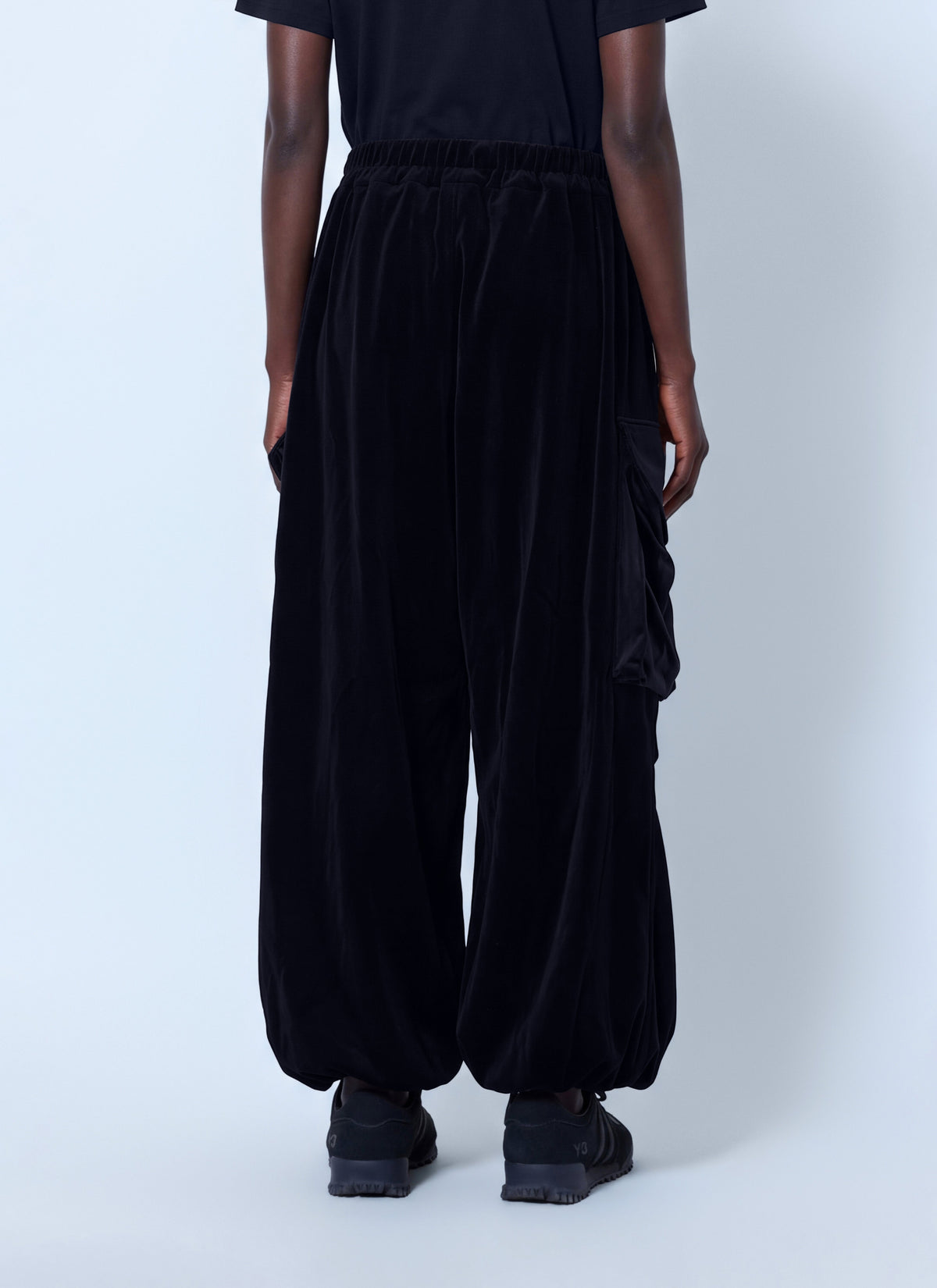 Velvet corduroy cargo pants