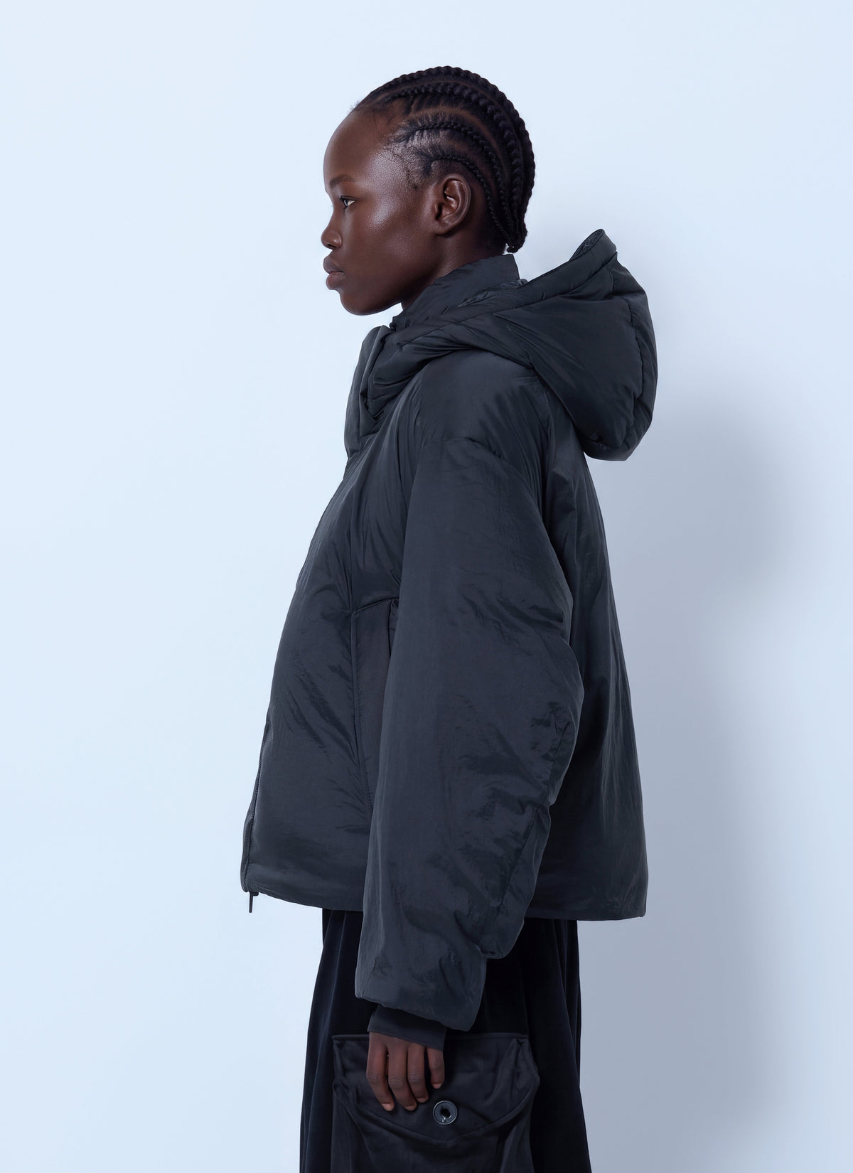 Hooded puffer jacket