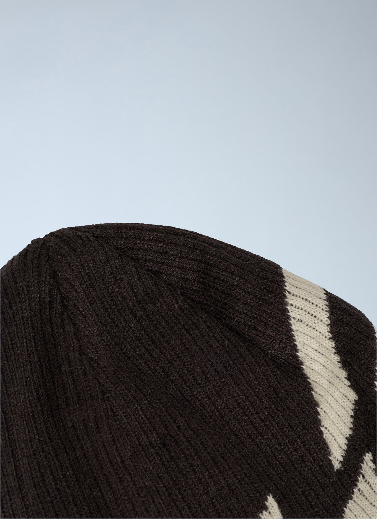 Graphic logo beanie hat