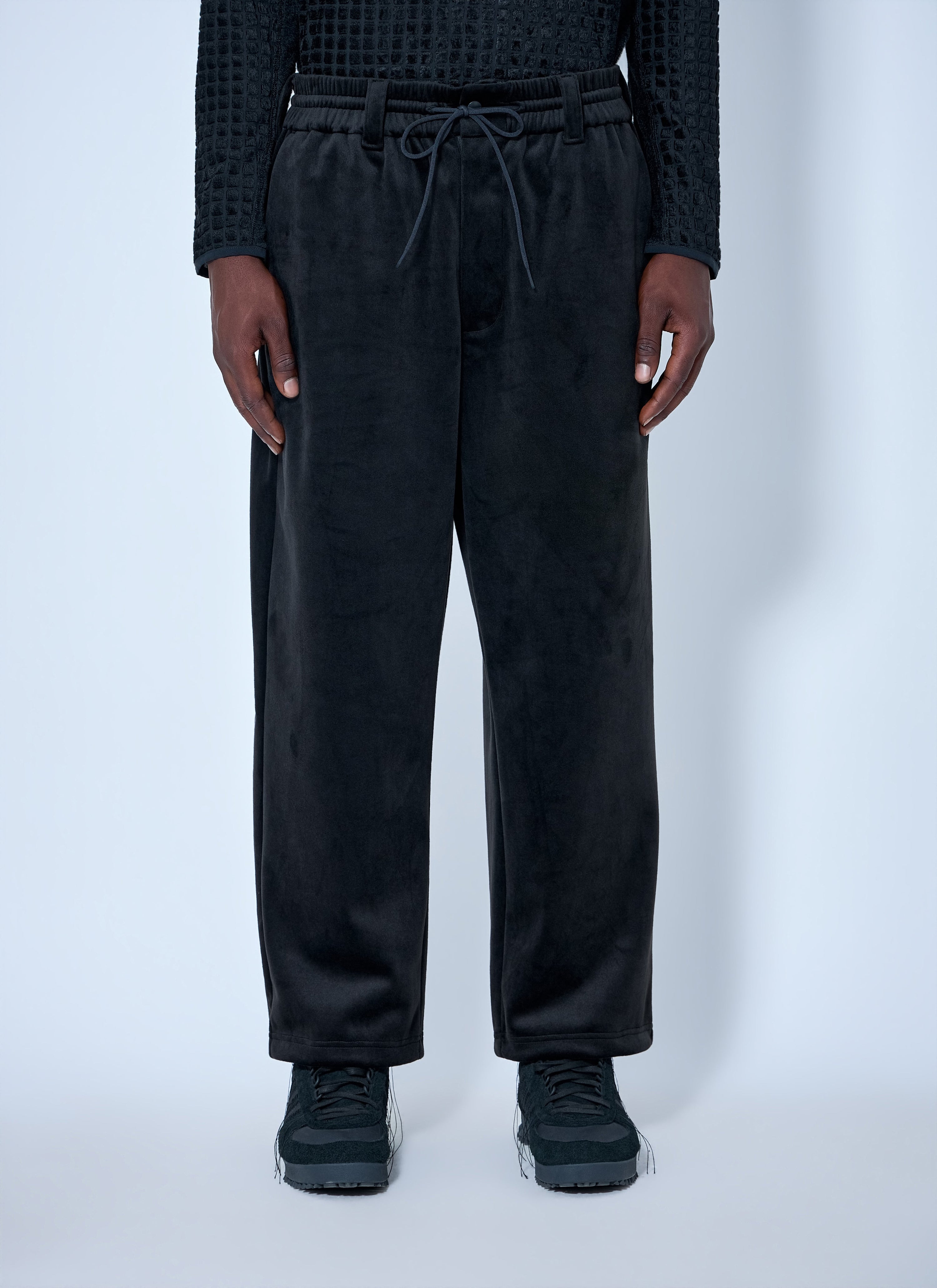 Satin gradient 3-stripes track pants