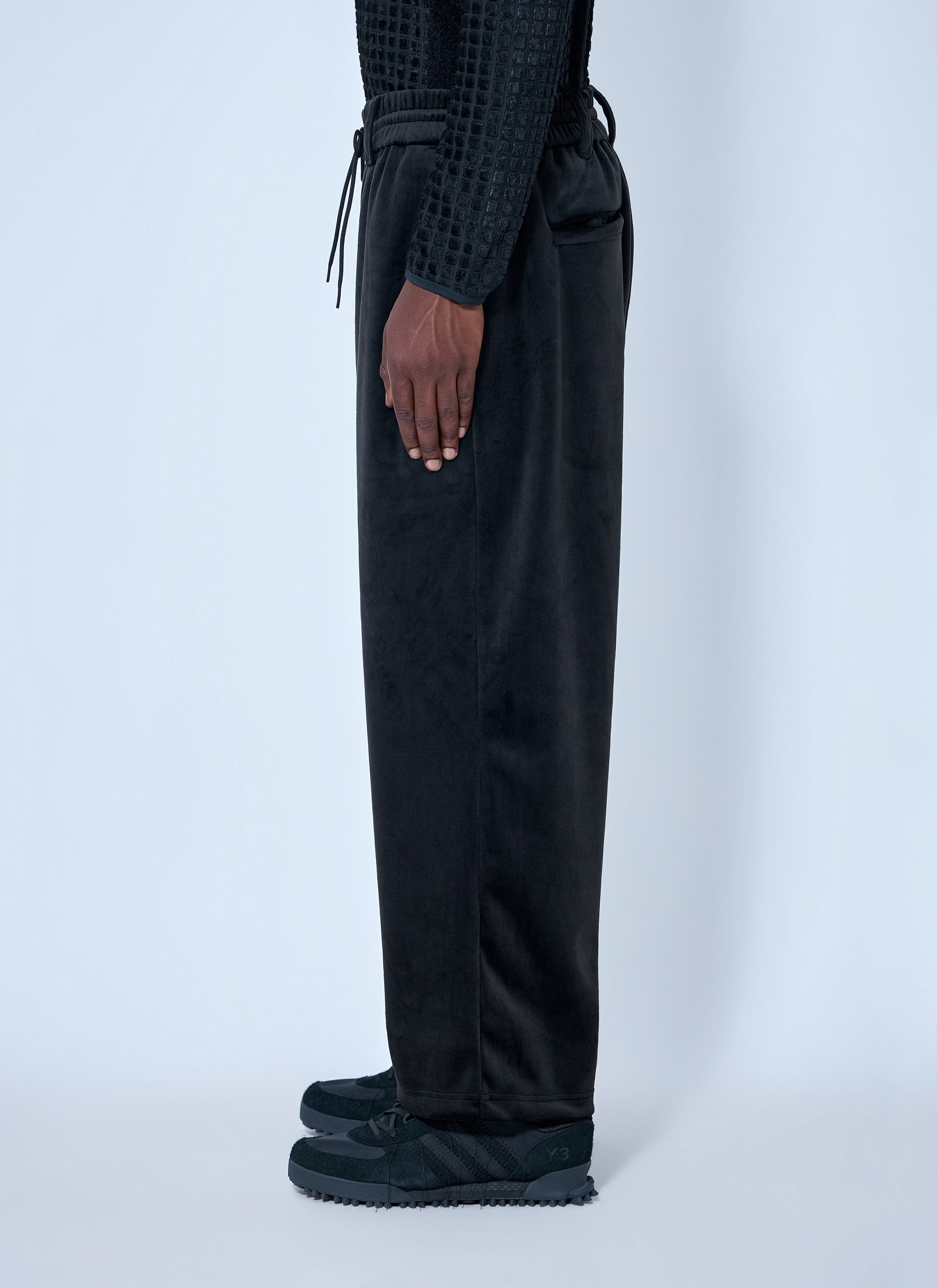 Satin gradient 3-stripes track pants