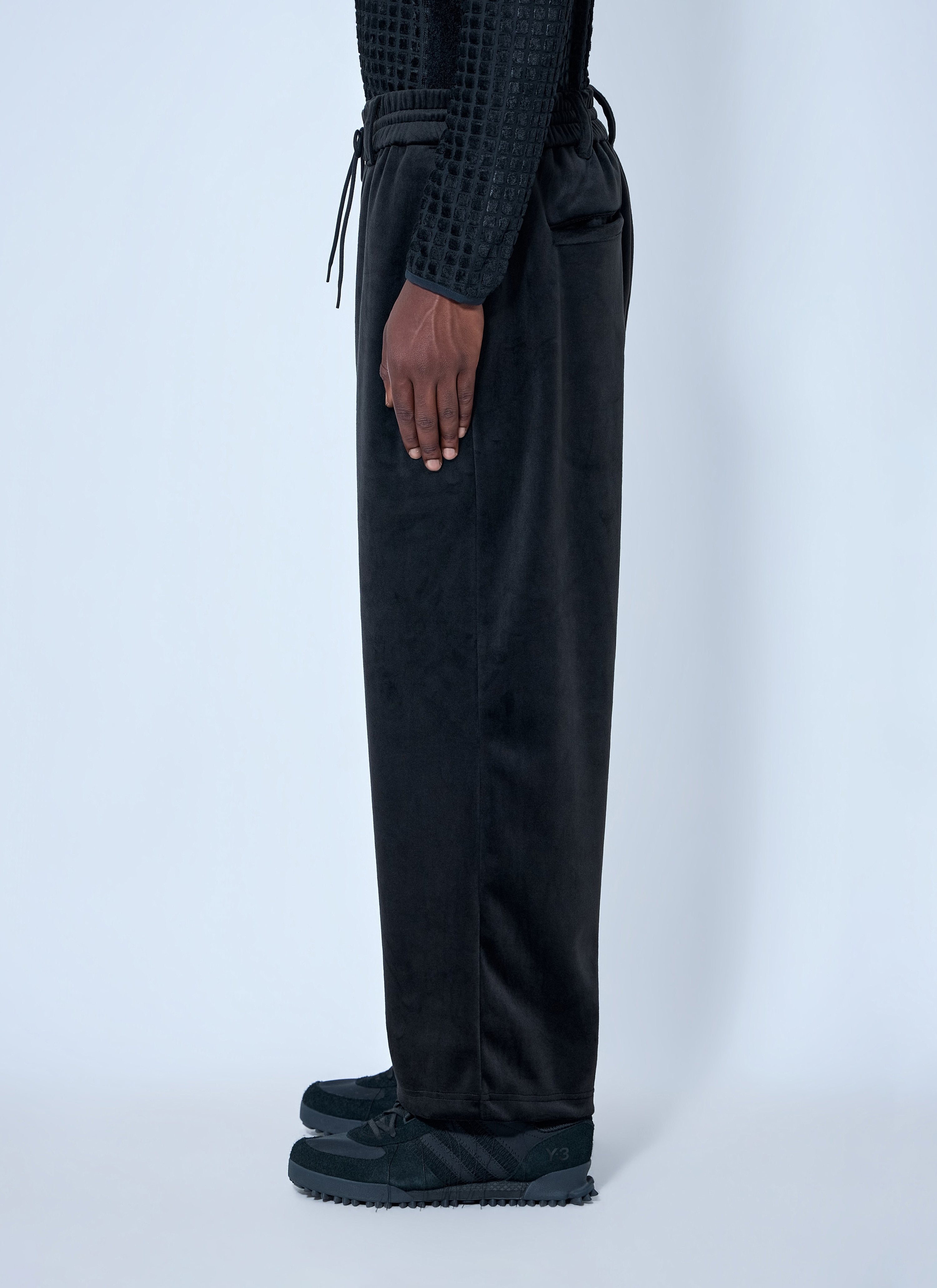 Satin gradient 3-stripes track pants