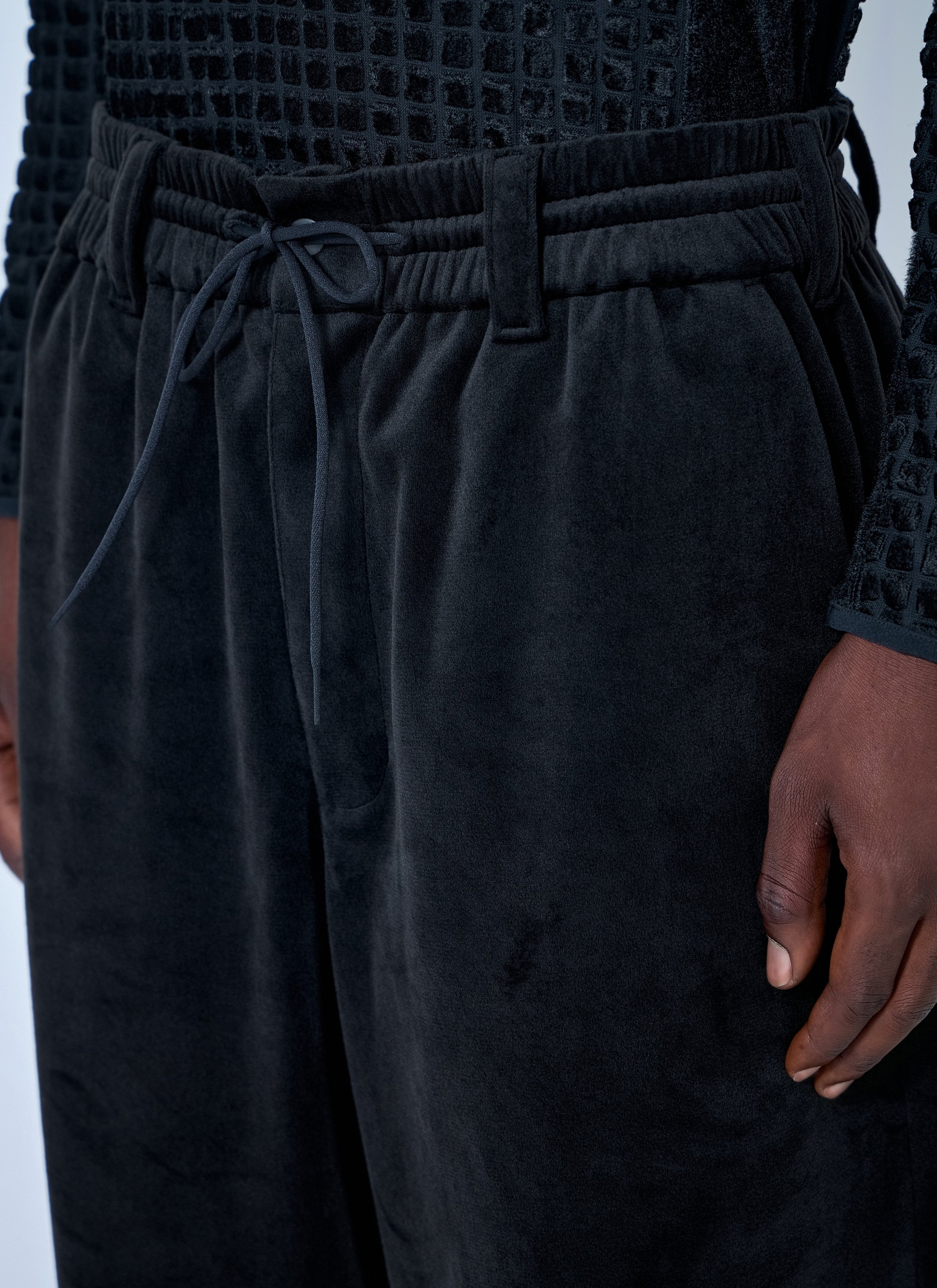 Satin gradient 3-stripes track pants