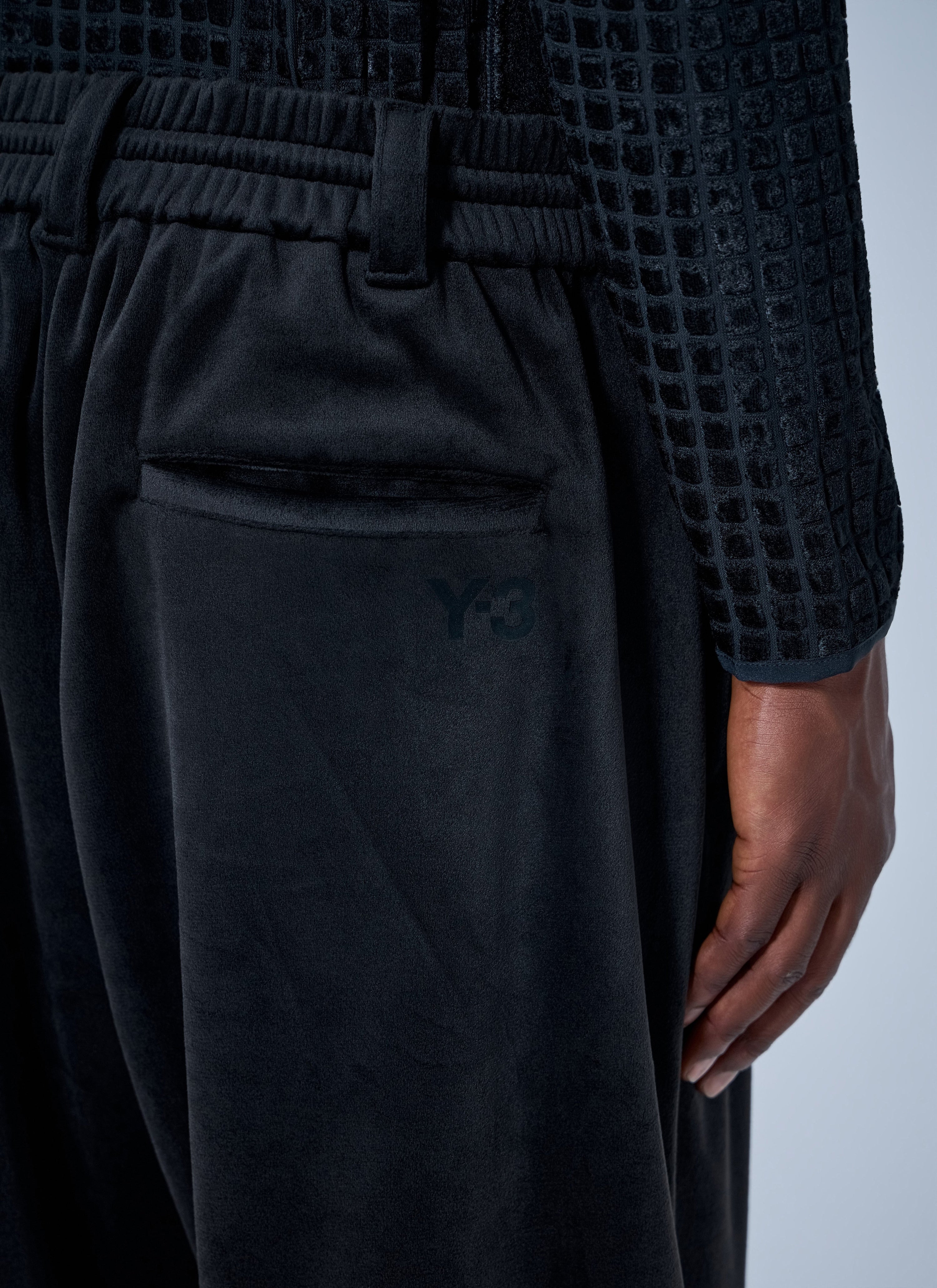 Satin gradient 3-stripes track pants