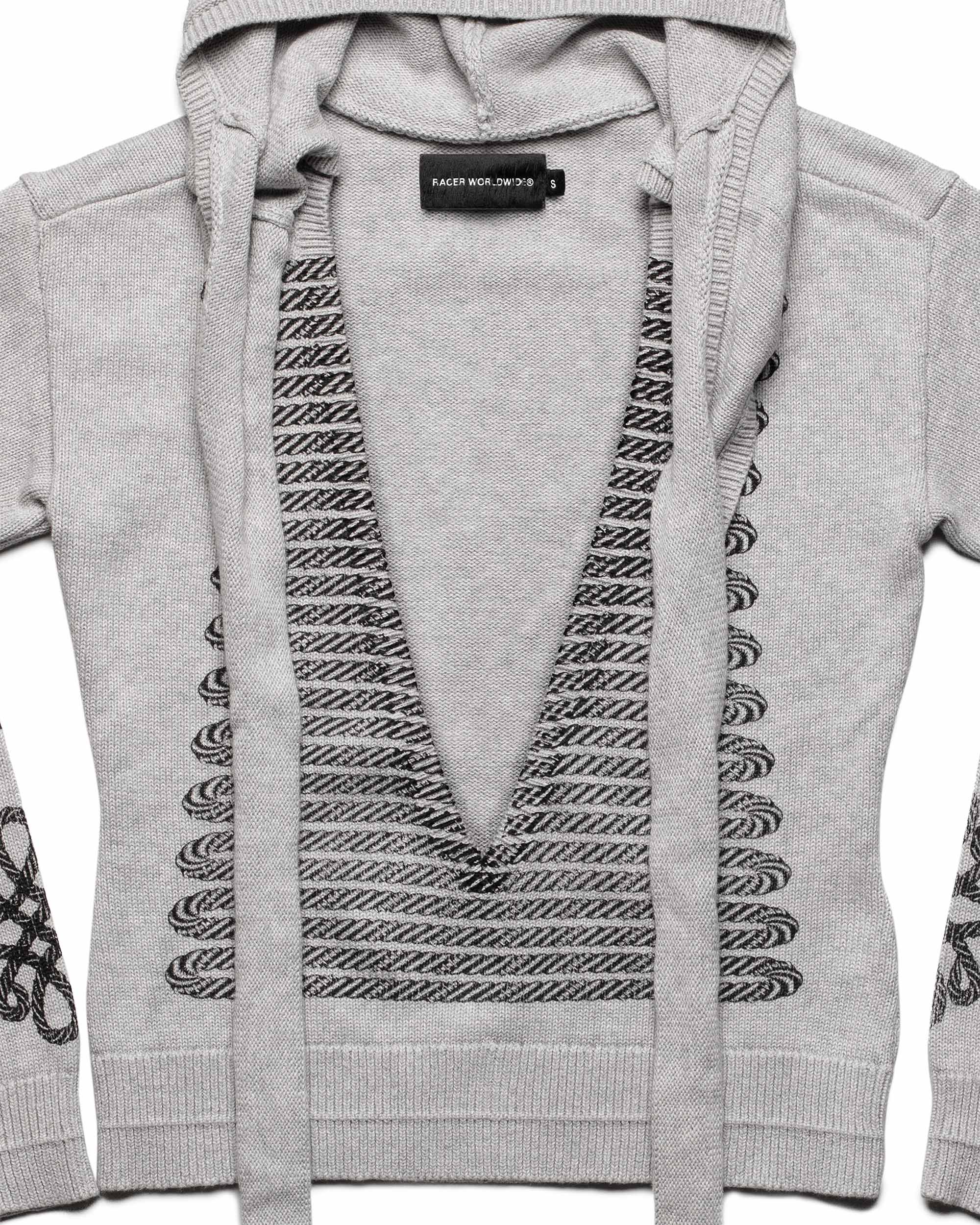 Military v-neck sweater